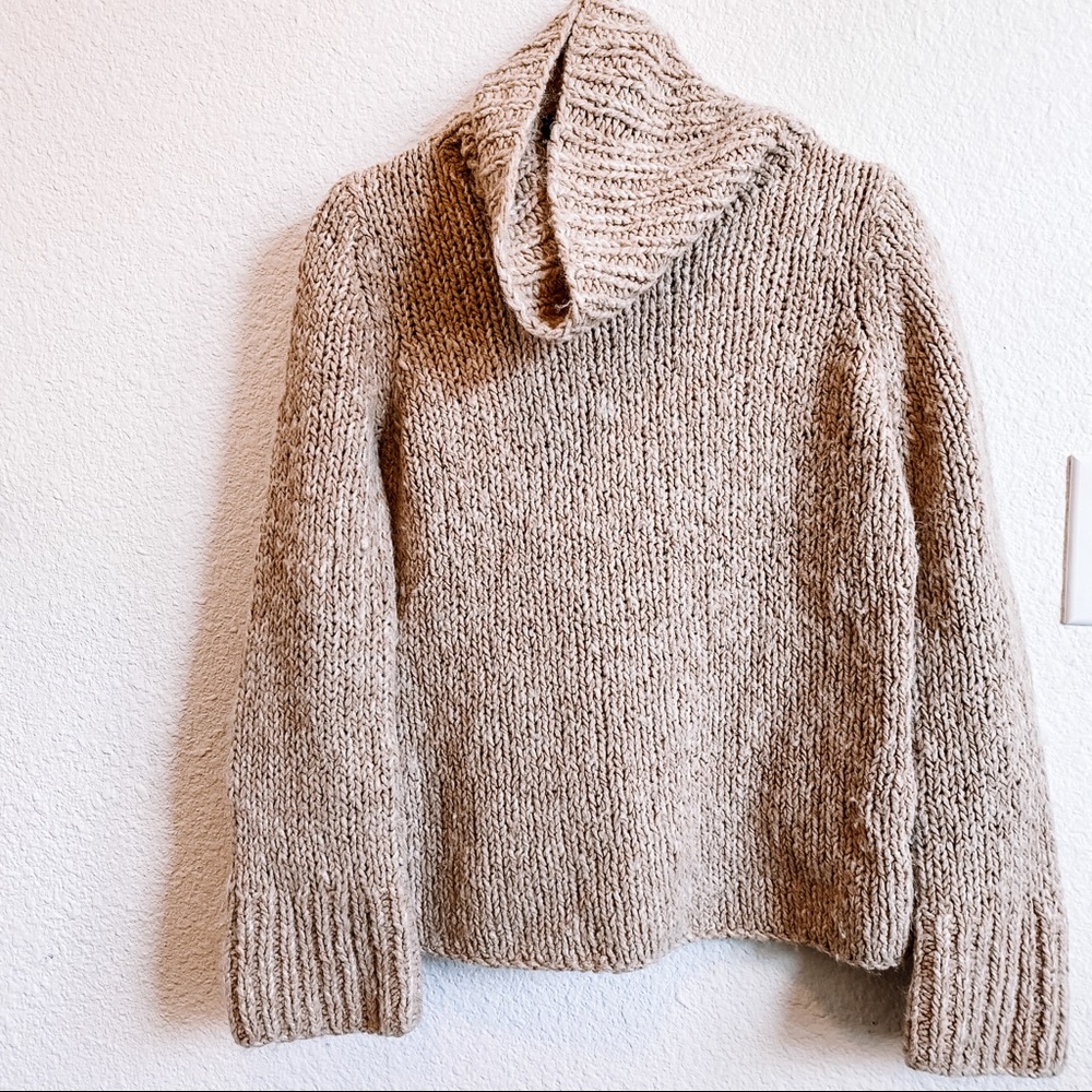 Express funnel neck sweater